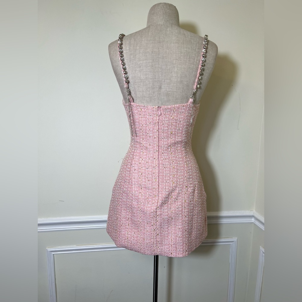 AKIRA Embellished Bow Pink Dress - Picture 4 of 12